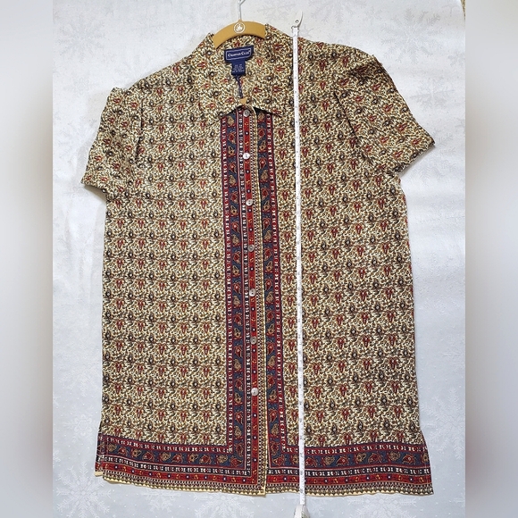 NWT Charter Club 100% Silk Top & Skirt size 10 - Picture 11 of 16